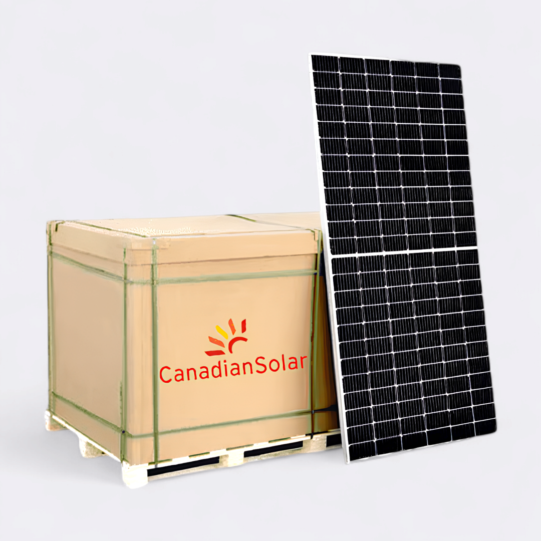 Canadian 610W, Bi-Facial, Pallet @ 33.25/- per watt