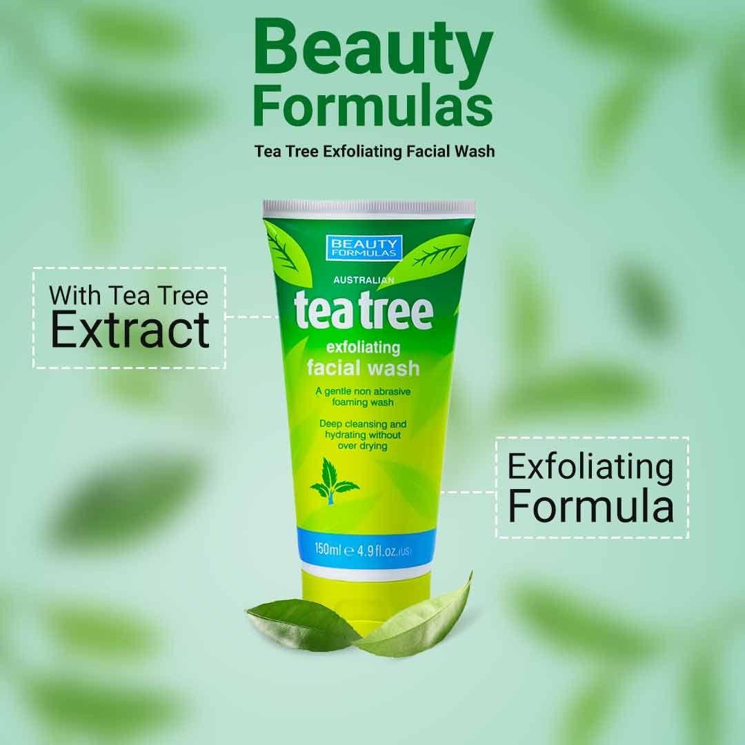 BEAUTY FORMULAS TEA TREE FACIAL WASH