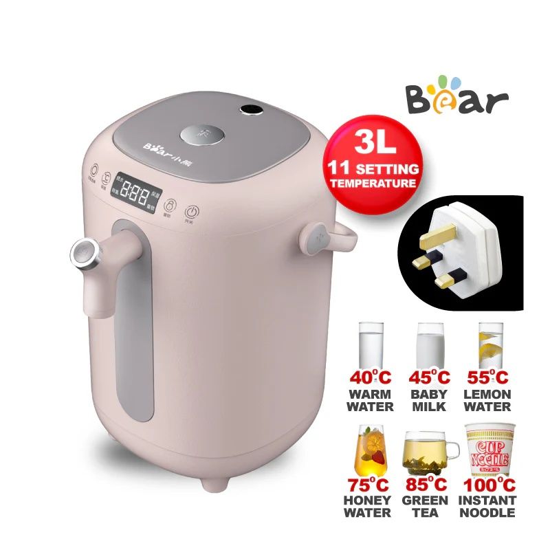 Bear Electric Bear Electric Air pot 3L Heat-resistant Thermostat