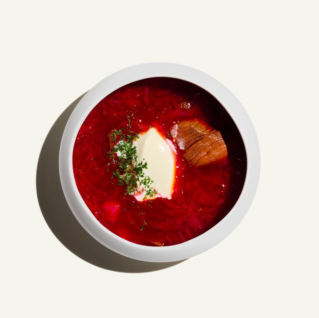 Борщ с говядиной / Sopa borscht