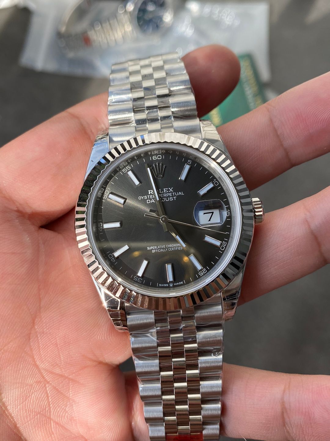 Rolex Datejust Slate Grey Dial