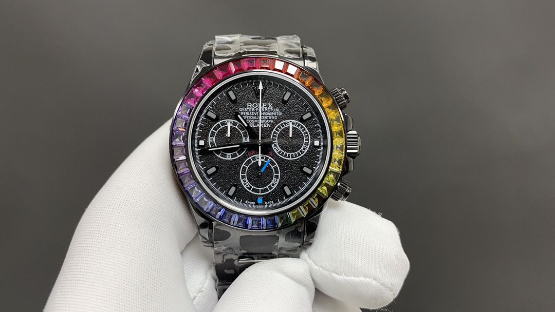 Rolex Cosmograph Daytona Rainbow Black DLC edition