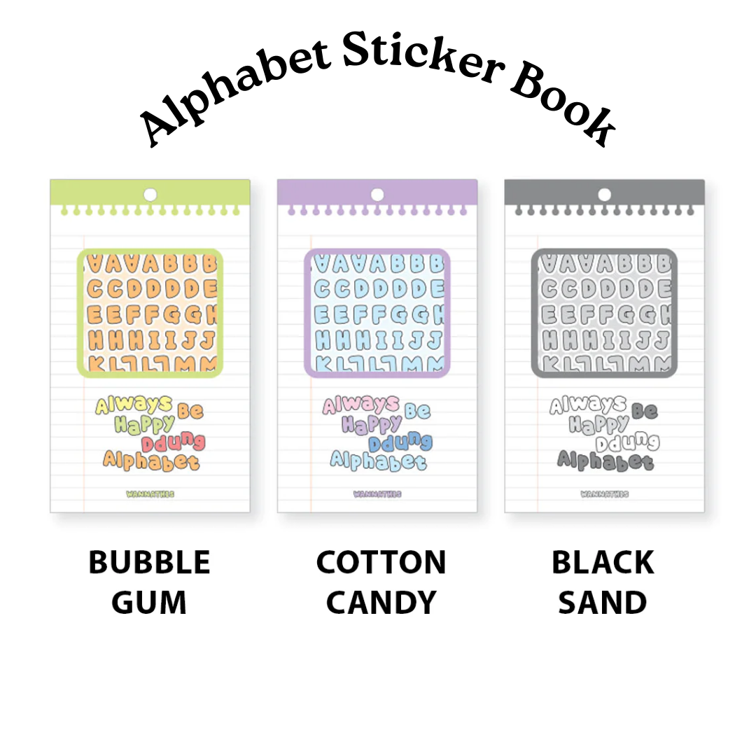 Alphabet Sticker Book