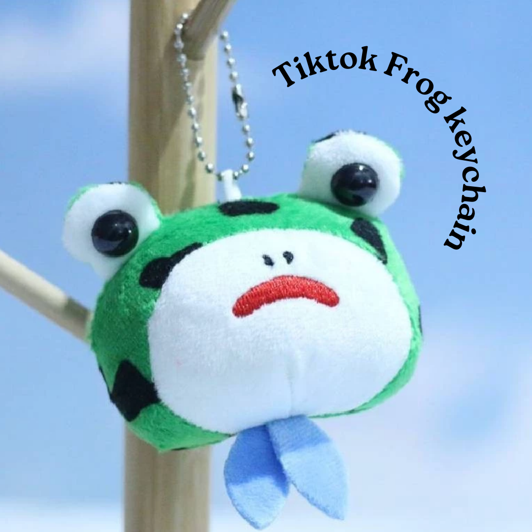 Tiktok Frog Keychain