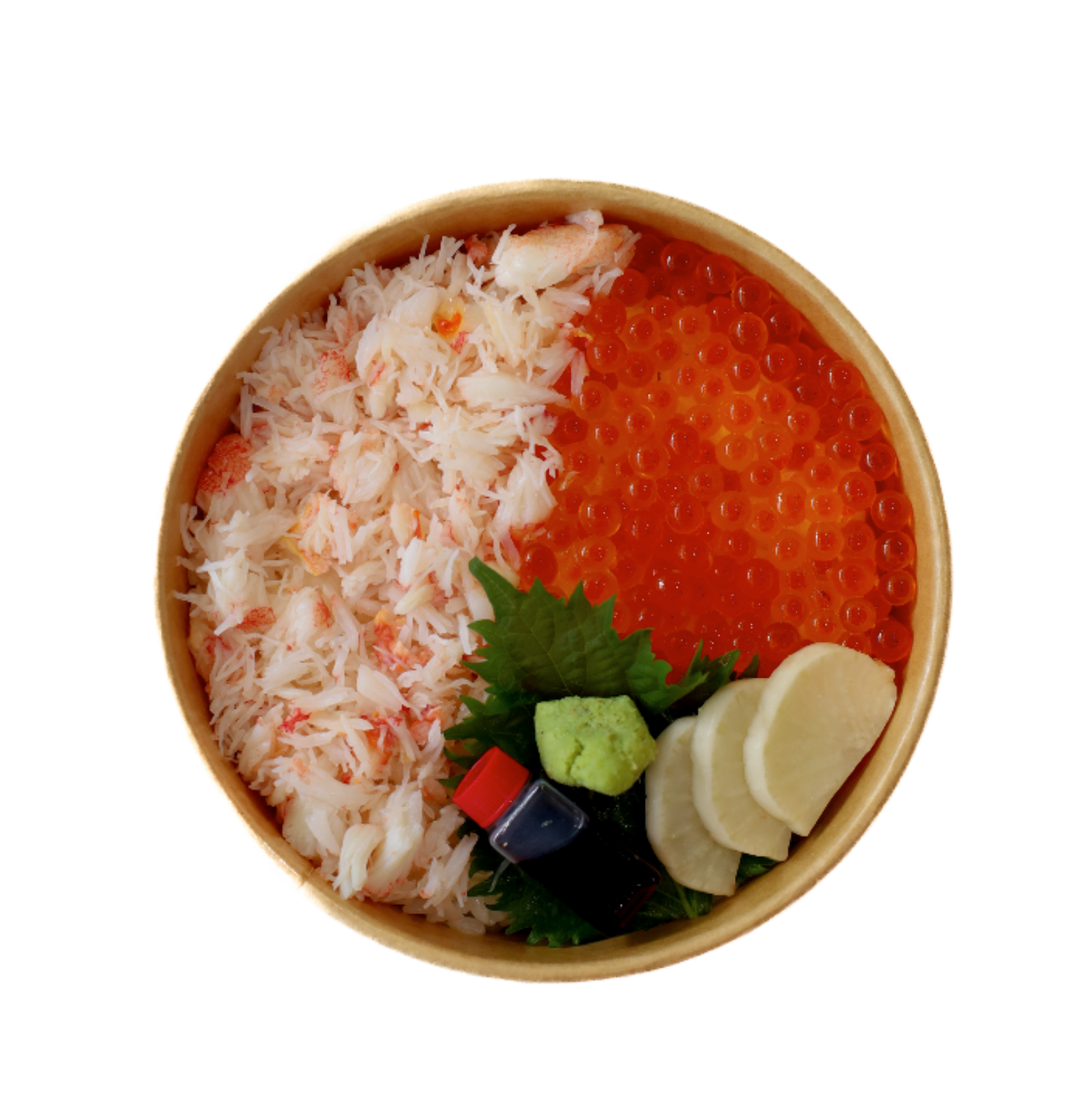 (楚蟹鮭卵丼)Snow Crab w/Ikura Don