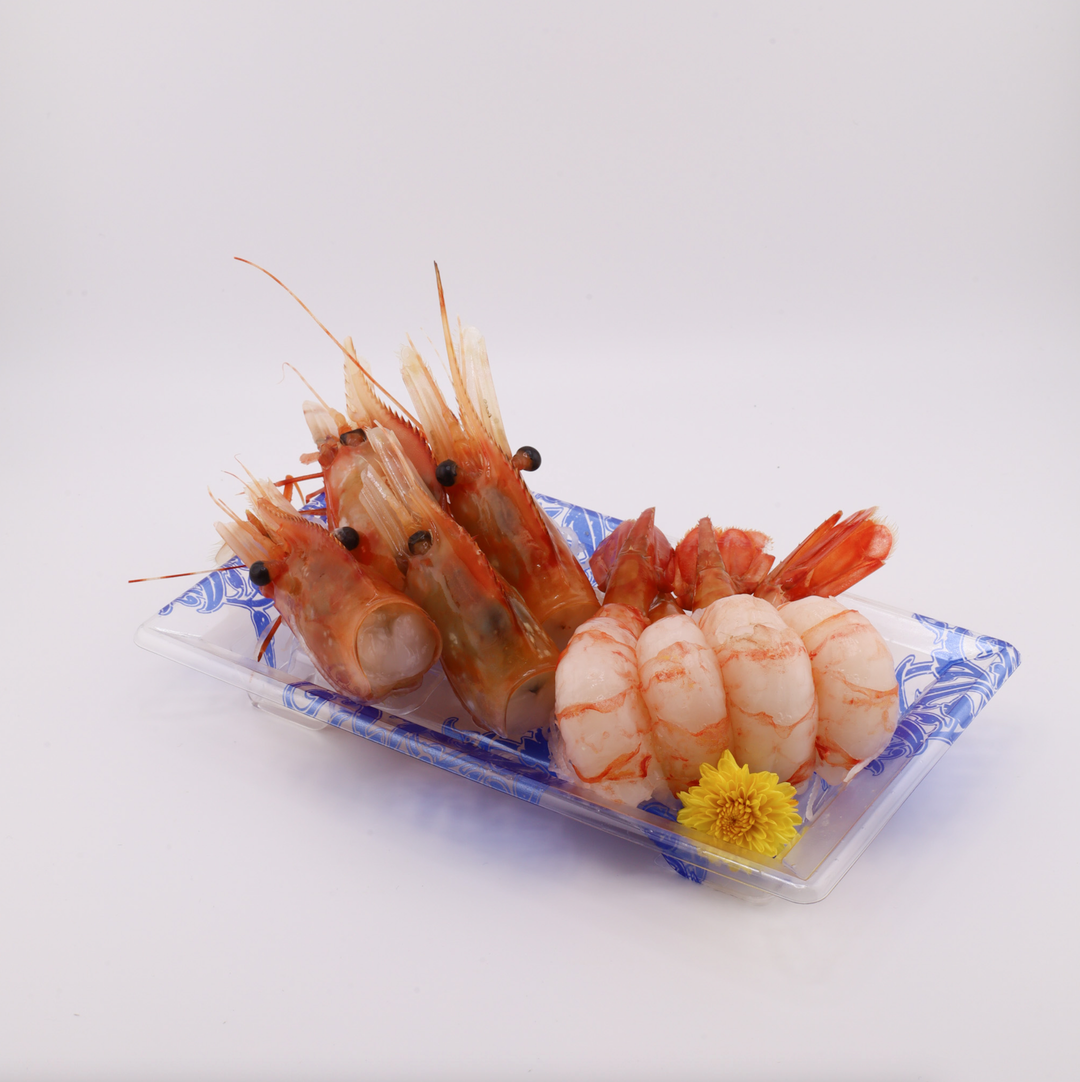 4 Piece Botan Ebi 牡丹海老 (w/Head On) Platter (SUPER SWEET)