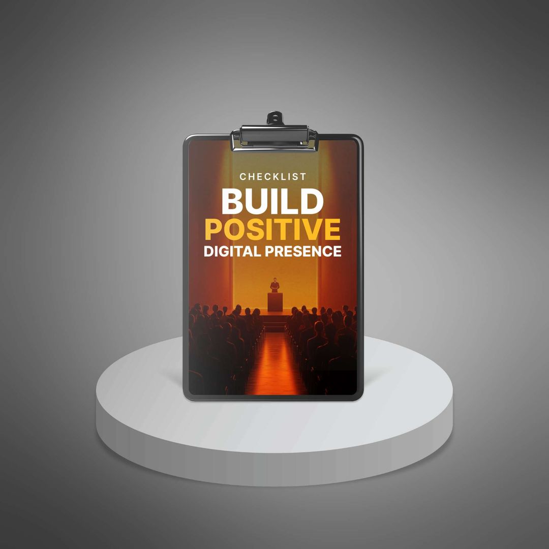 Build Positive Digital Presence - Checklist