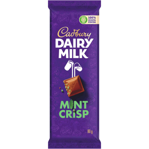 Cadbury Mint Crisp Chocolate 80g