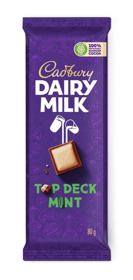 Cadbury Top Deck Mint Chocolate 80g