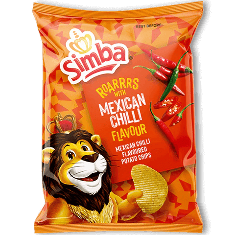 Simba Mexican Chilli Chips 120g