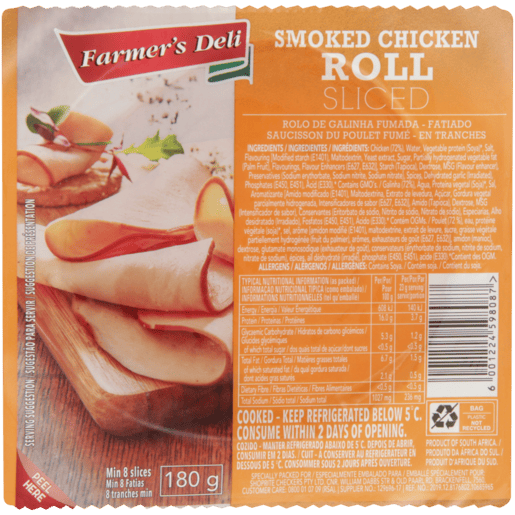 Farmer's Deli Smoked Chicken Roll 180g