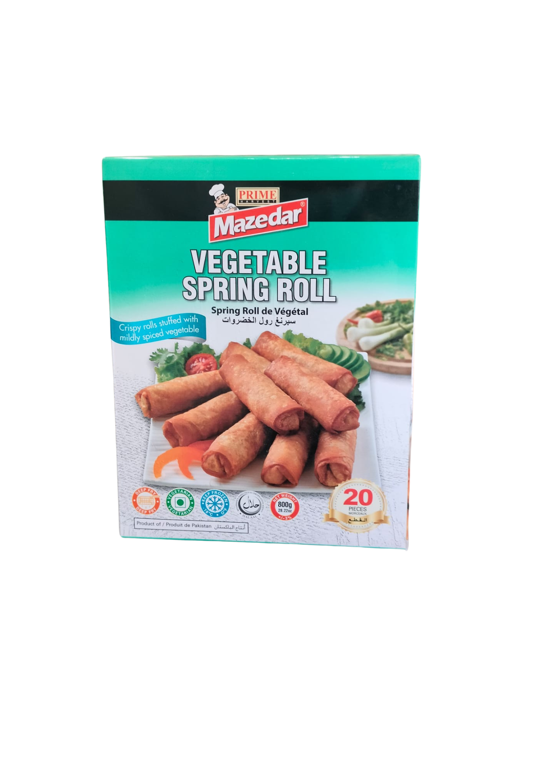 Mazedaar Vegetable Spring Roll 20pieces 800g