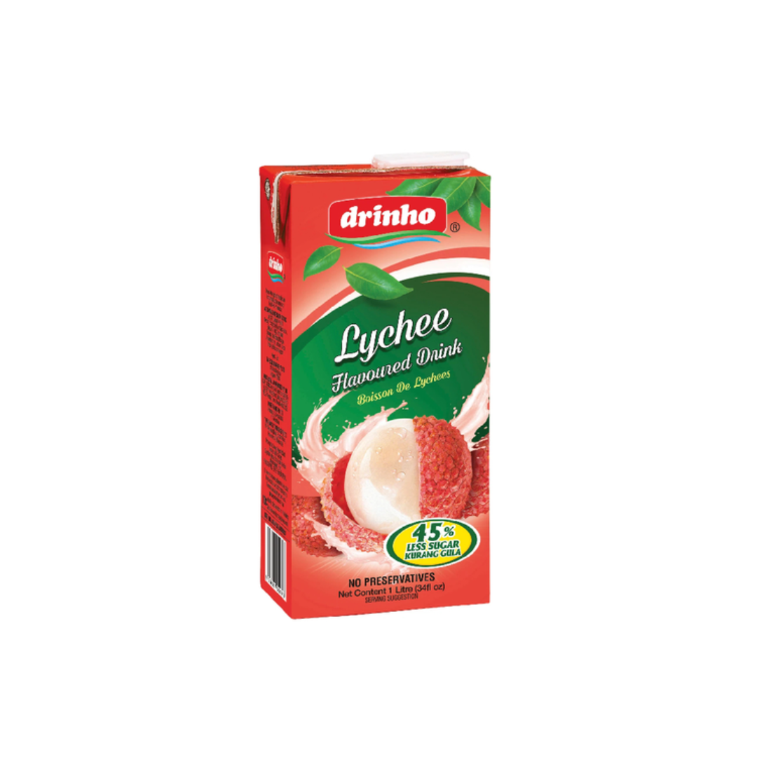 DRINHO LYCHEE FLAVOURED DRINK 1liter