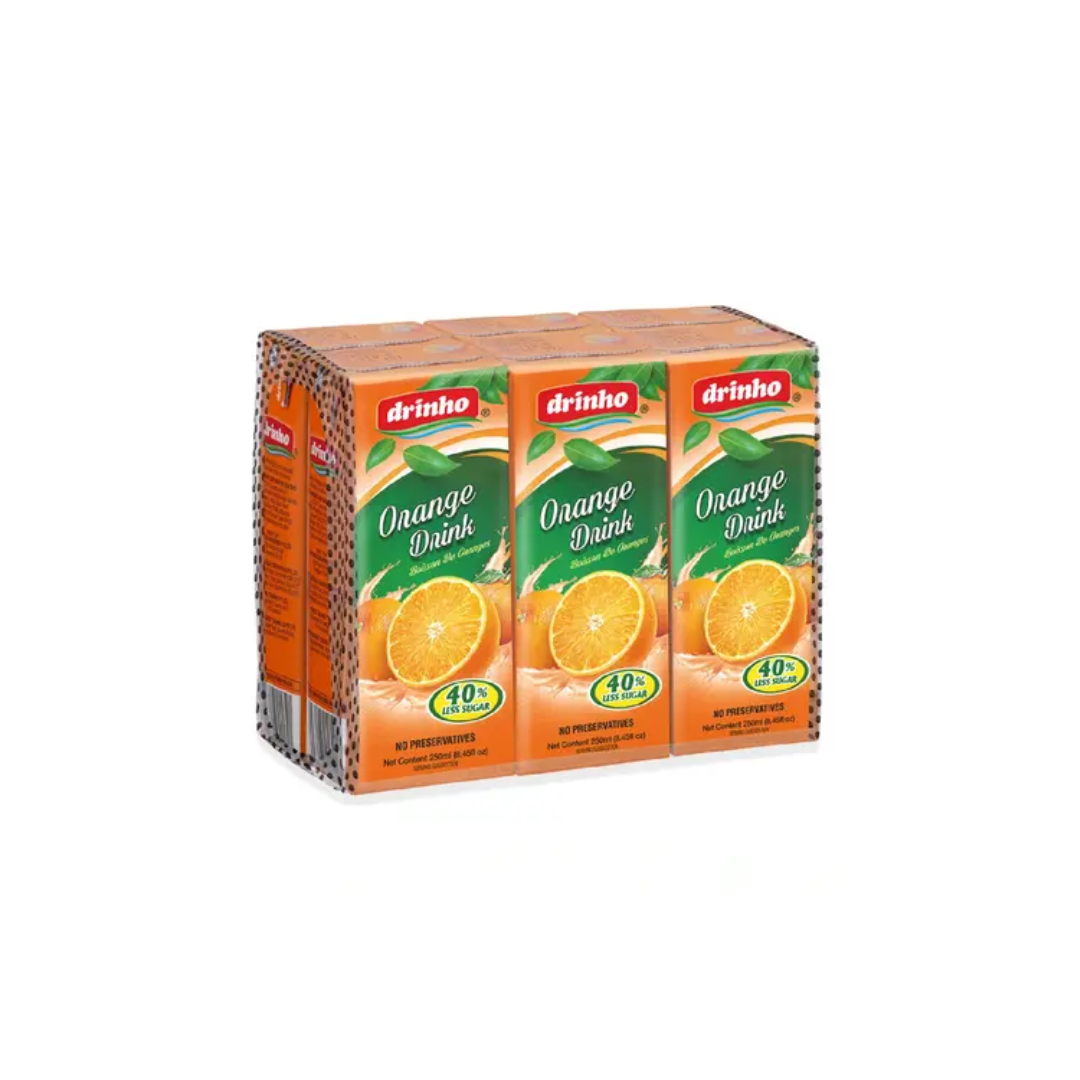 DRINHO ORANGE DRINK 6's x 250ml