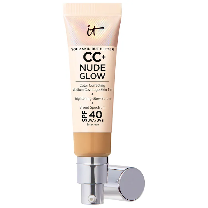 IT Cosmetics CC+ Nude Glow Lightweight Foundation + Glow Serum SPF40