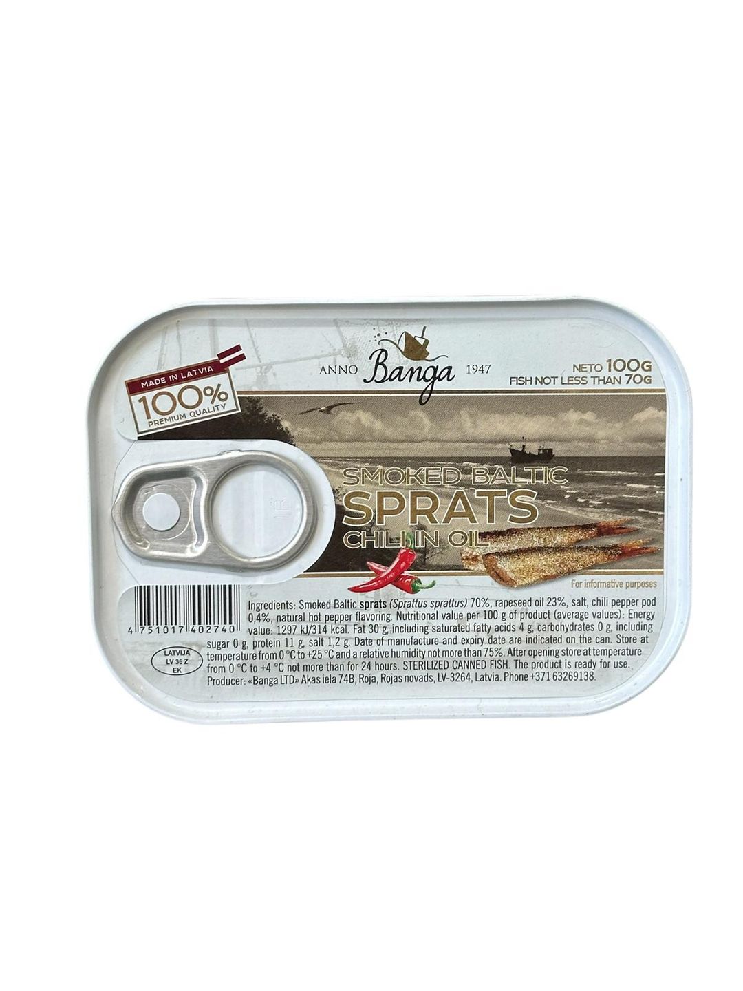 Smoked Sprats 100g