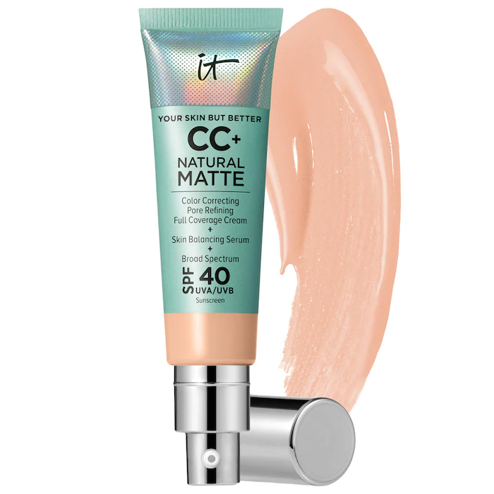 IT Cosmetics CC+ Cream Natural Matte Foundation SPF40