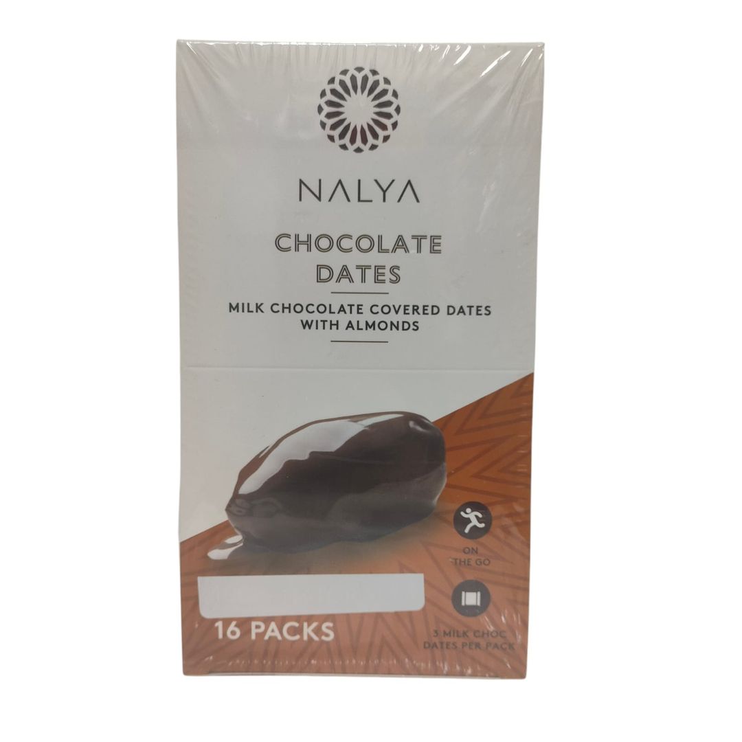 Nalya Milk Chocolate Covered Dates with Almonds 480g