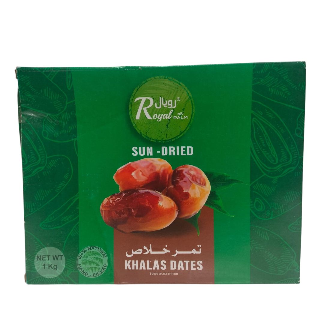 Royal Palm Sun-Dried Khalas Dates 1kg