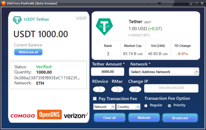 USDTrex Pro Profit