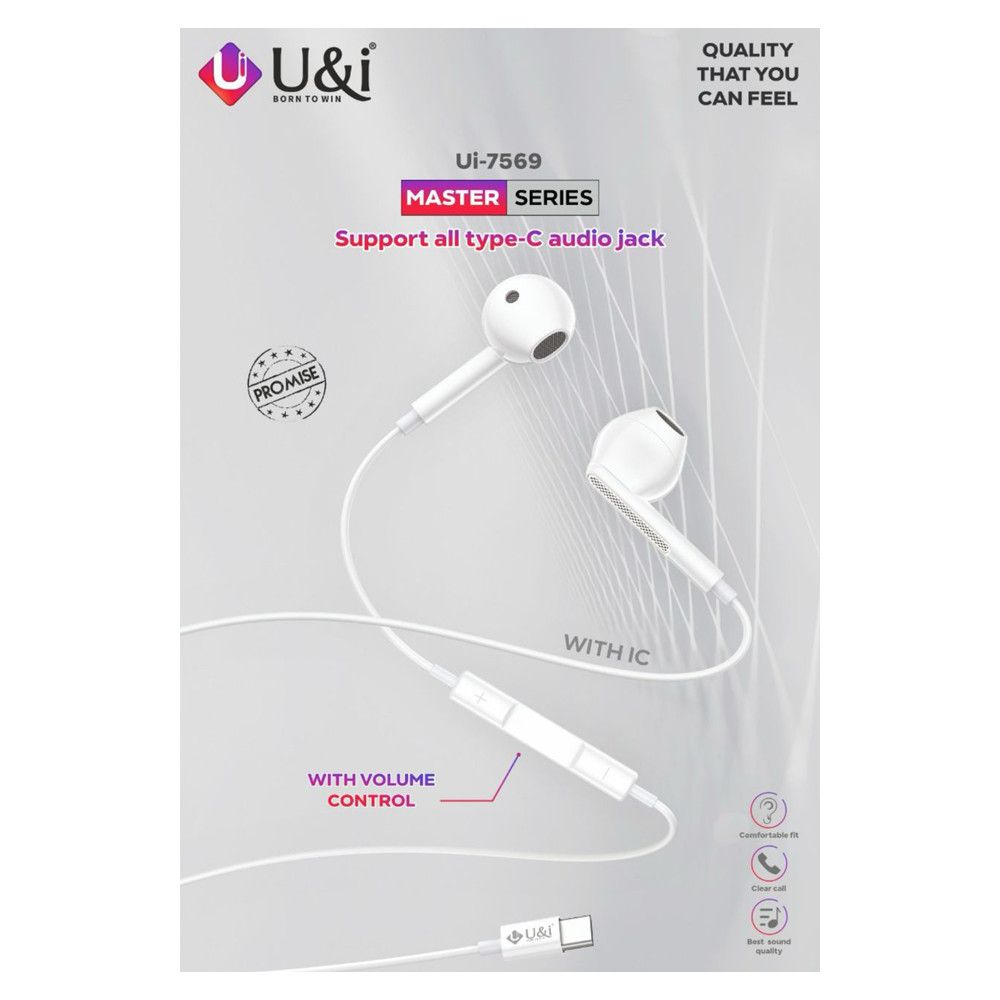 U&I C type Origional Earphones