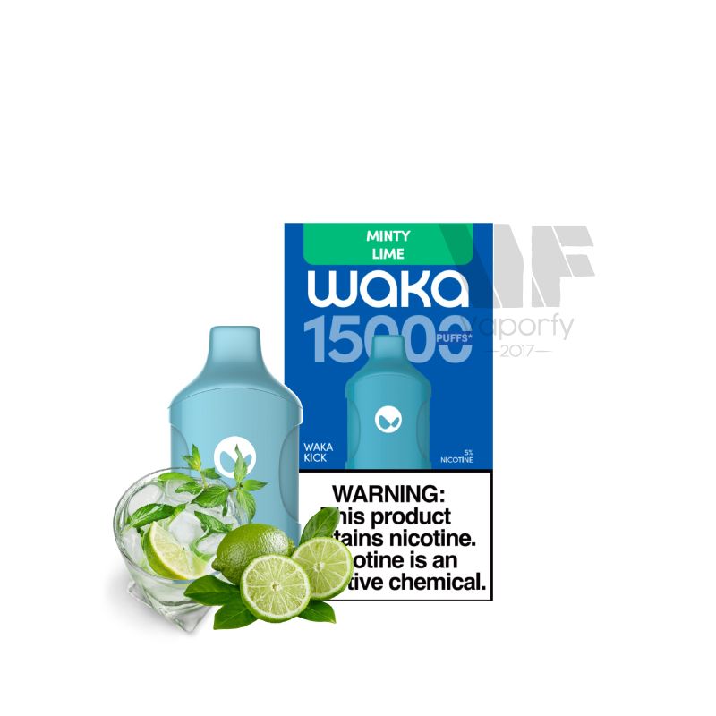 WAKA minty lime15000 puffs 