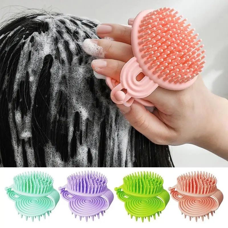 Escova de Silicone para o cabelo 