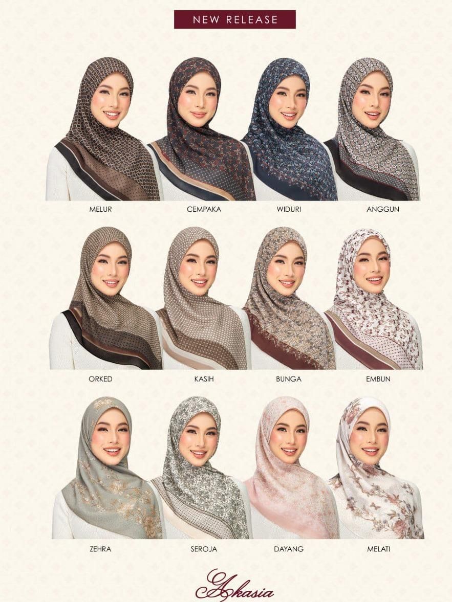 Akasia x TV3 collection by Tudung Ruffle