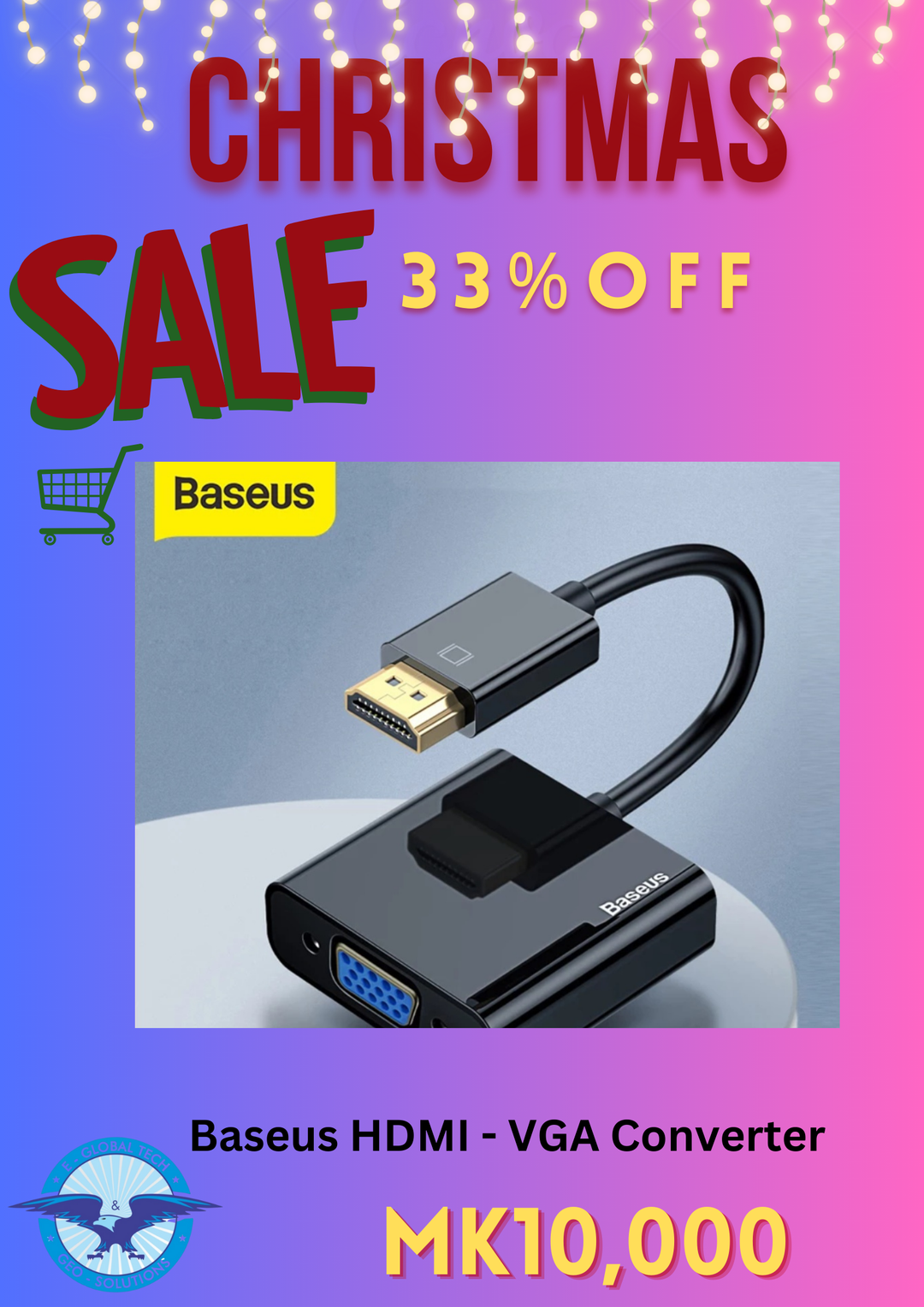 BASEUS HDMI to VGA Cable