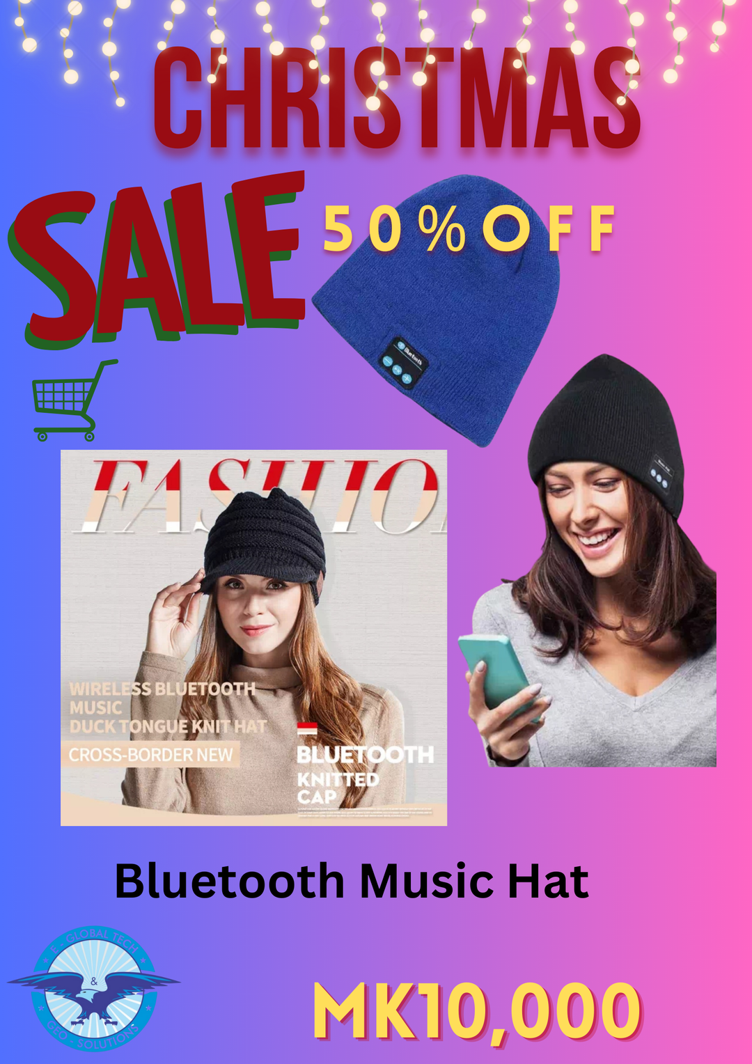 Bluetooth Music Hat