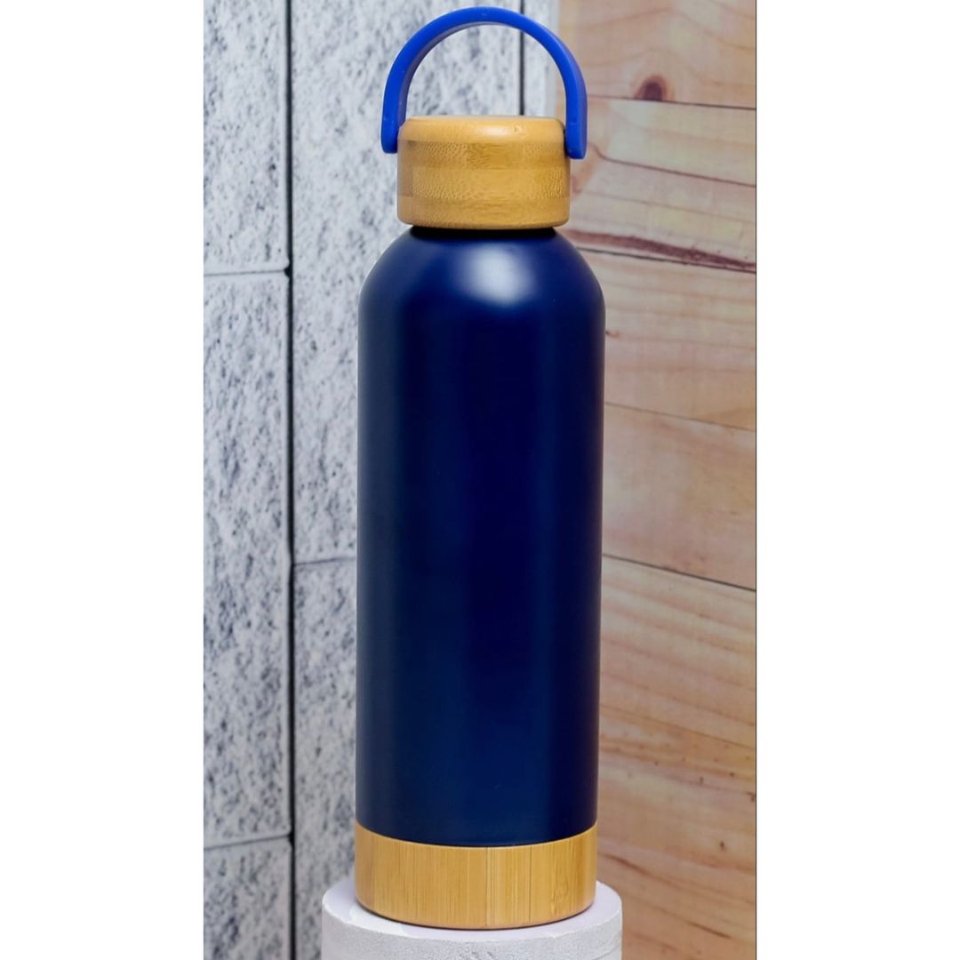 500ml Thermal Flask with wooden lid and base