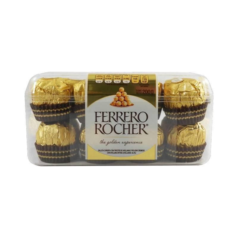 Chocolate Ferrero Rocher 16pza. 200g