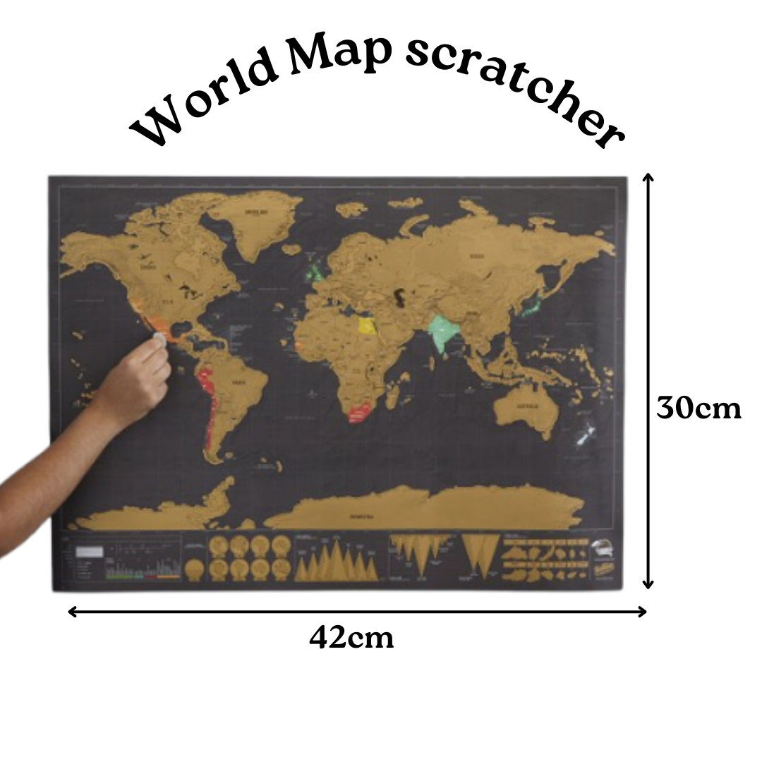 World Map Scratcher