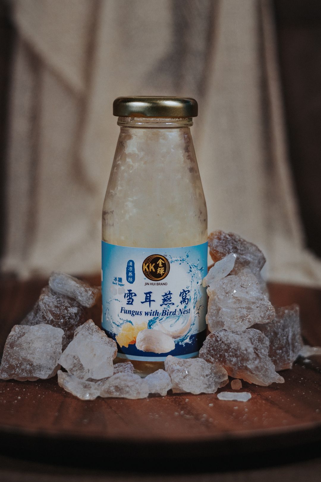 White Fungus, Bird Nest with Rock Sugar (180g)