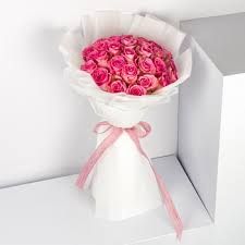 Pink roses bouquet / إضافة البطاقة