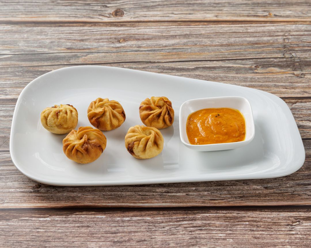 Frittierte Fleisch Momo 5 Stück