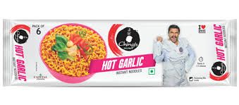 Chings Hot Garlic Noodles 240g