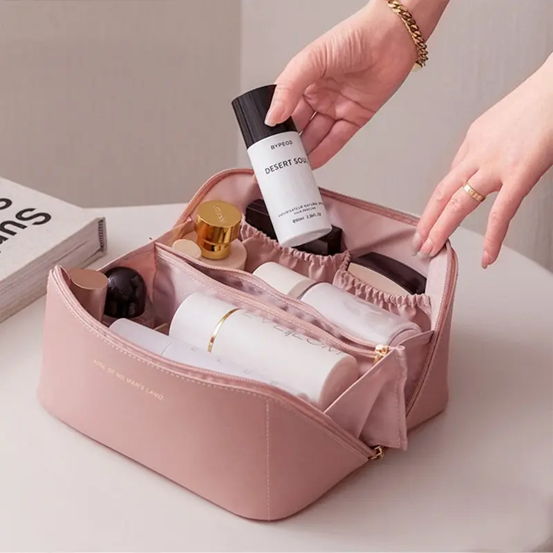 Sac à Cosmétique Grande Capacité, avec Plusieurs Poches