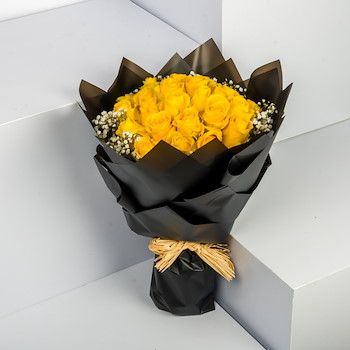 Yellow rose bouquet / باقة ورد صفراء