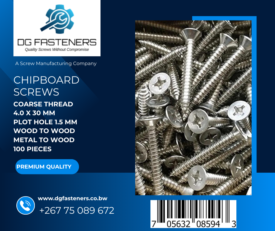 Chipboard Screws 4.0mm x 30 mm 