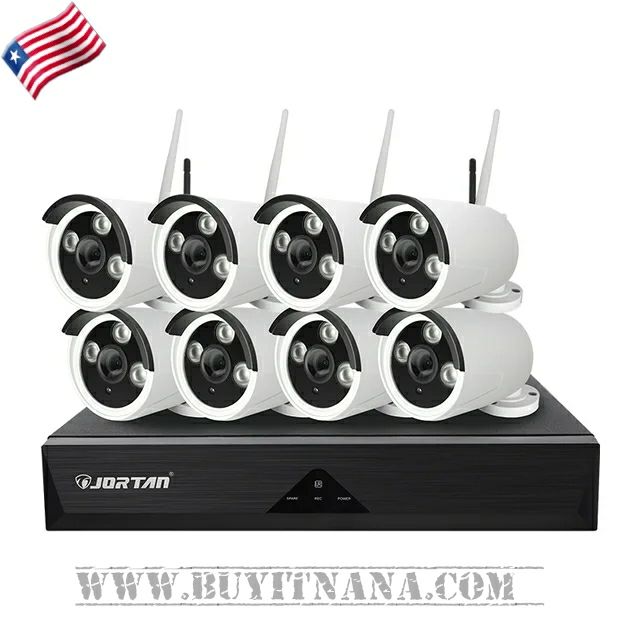 POE Hd NVR KIT H.265 IP One Way Audio,  CCTV Security Video Surveillance System NVR 8 Channel POE Camera System  5MP 