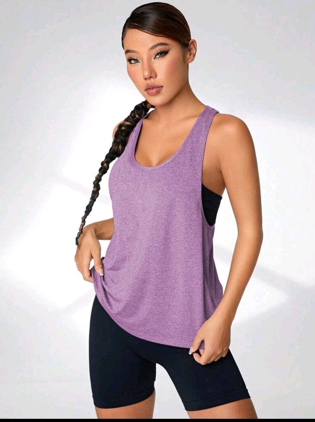 Purple Racerback Top  