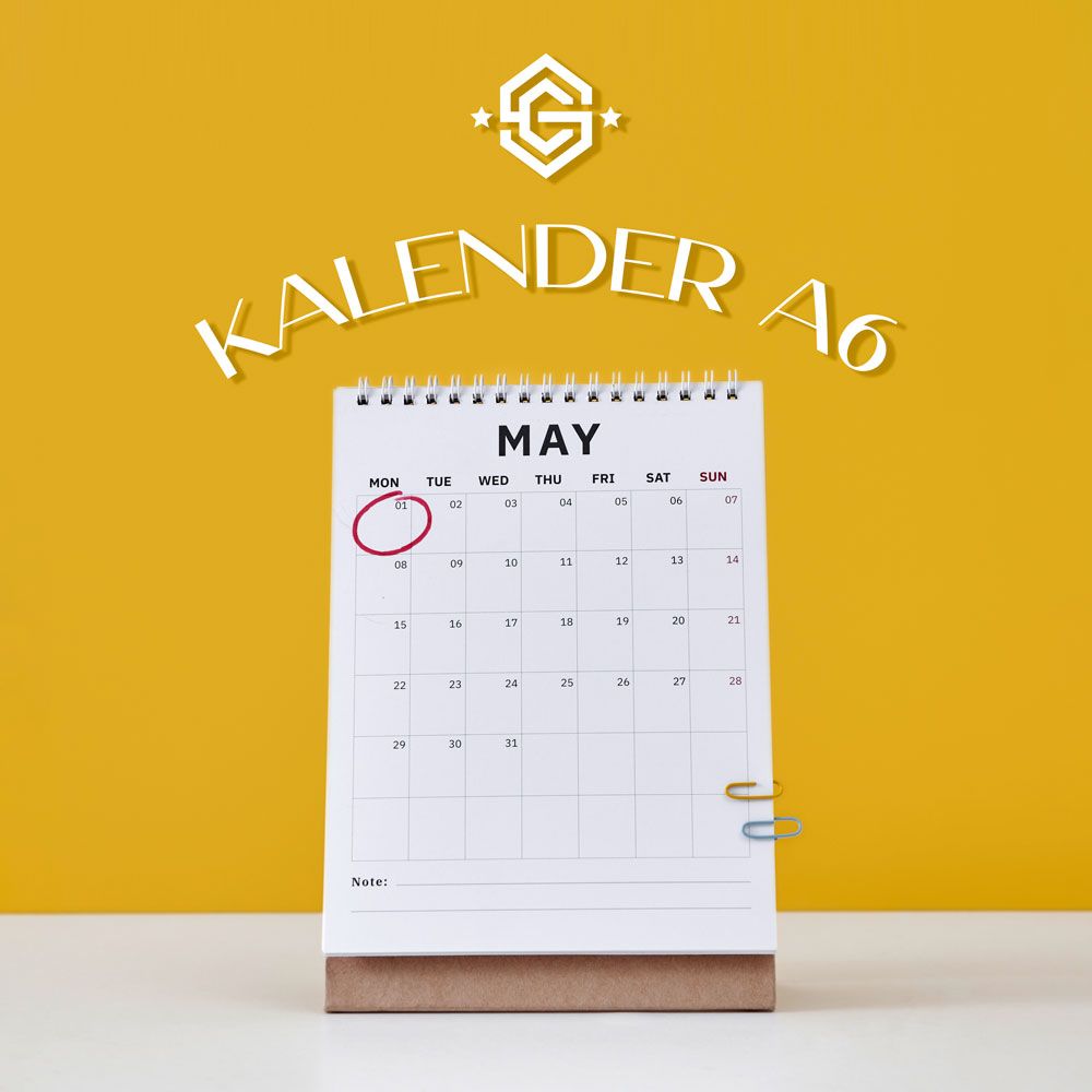 Kalender Duduk A6