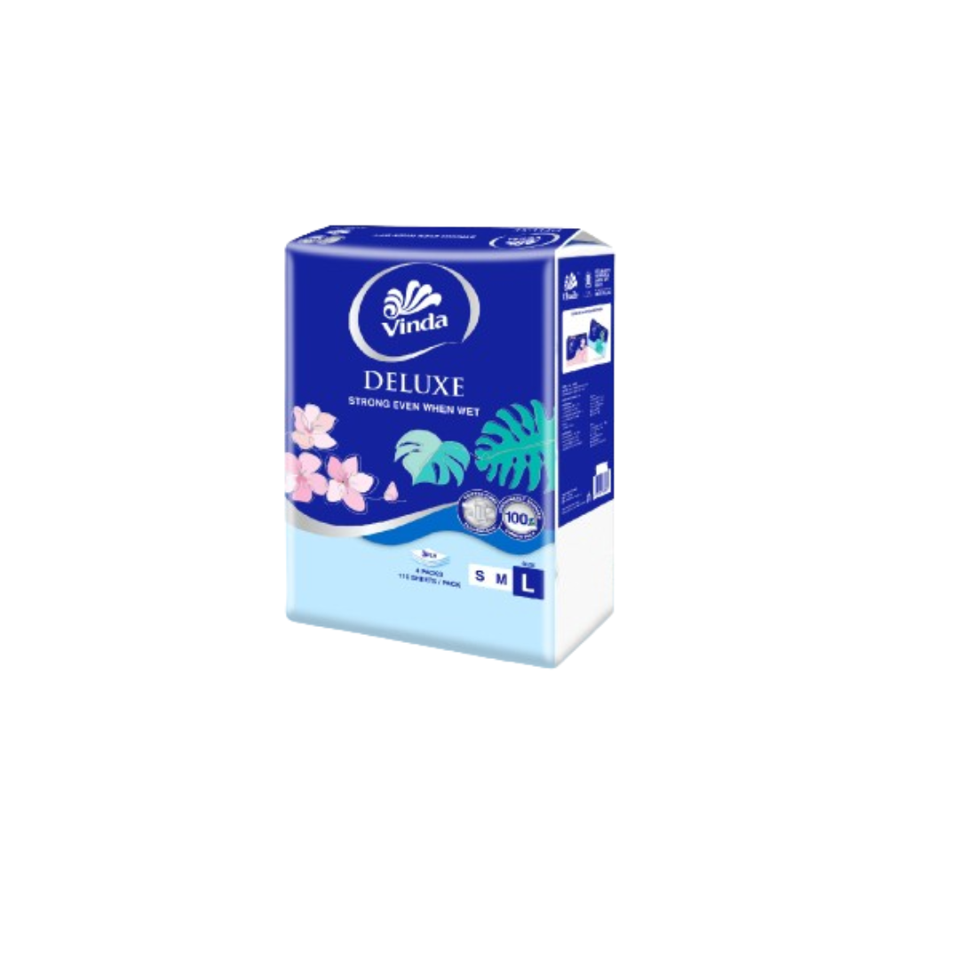 VINDA DELUXE FACIAL TISSUE 4 X 110'S