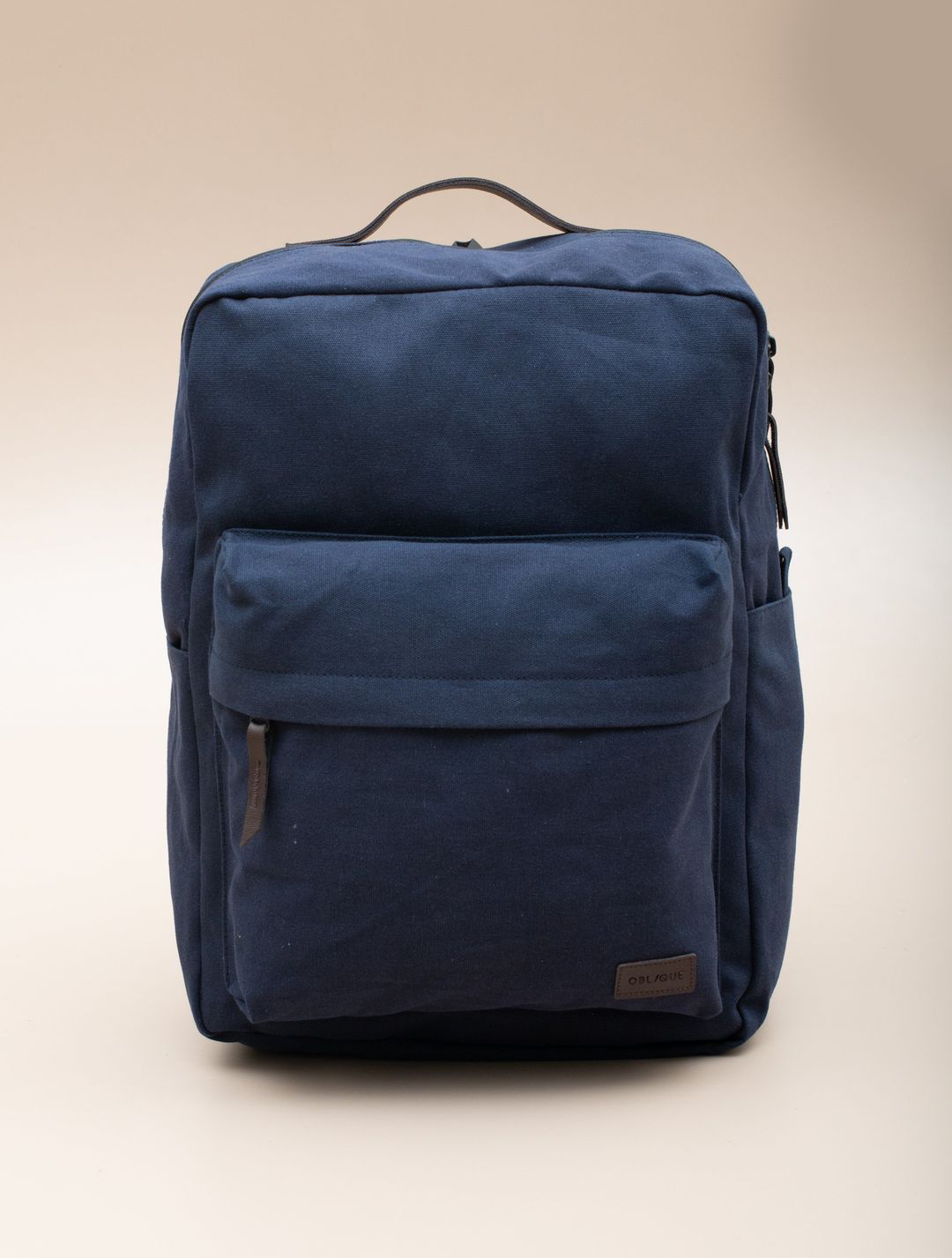 Oblique Texas Laptop backpack /Navy blue