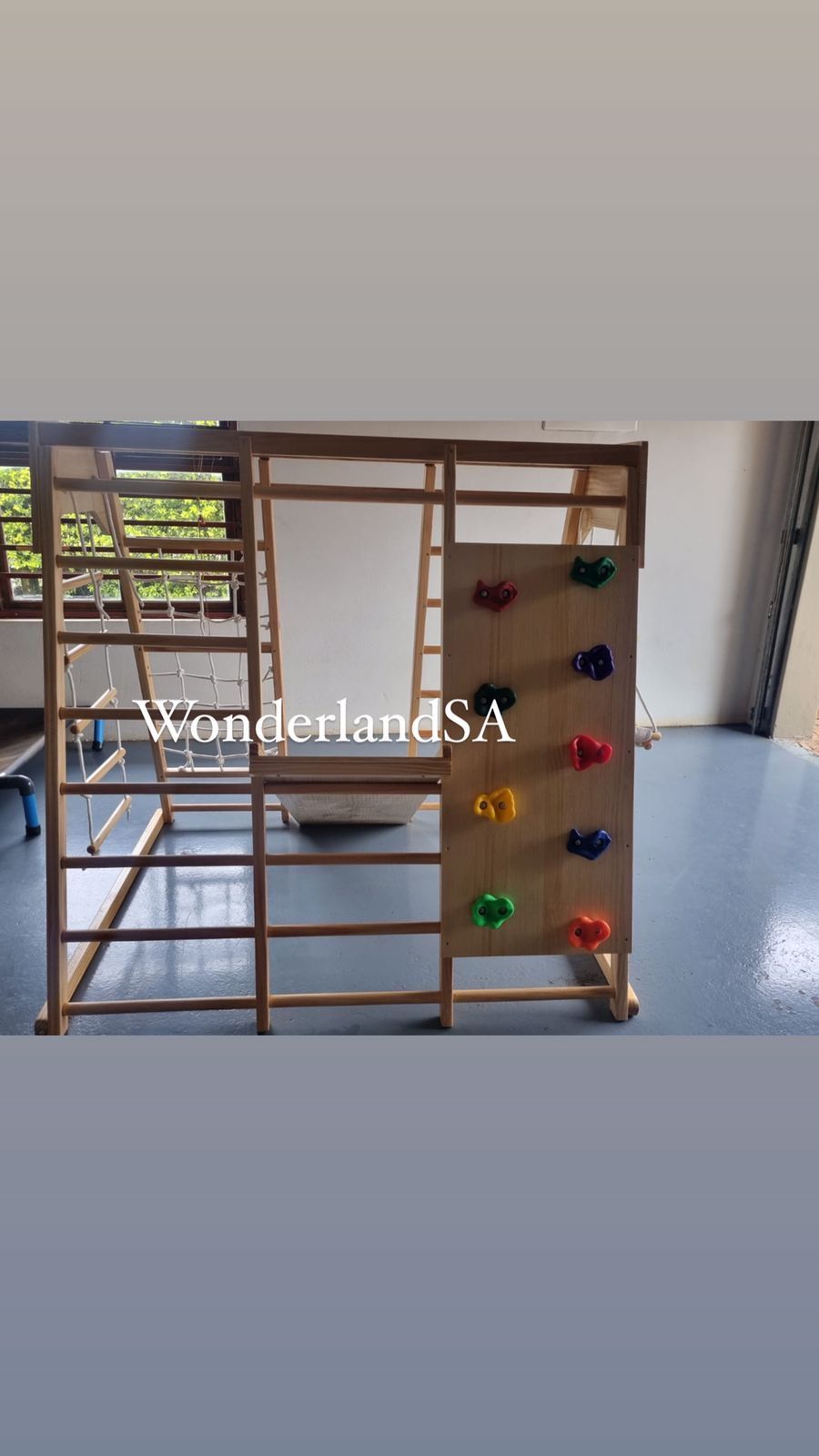 Wooden Jungle Gym - Varnished 