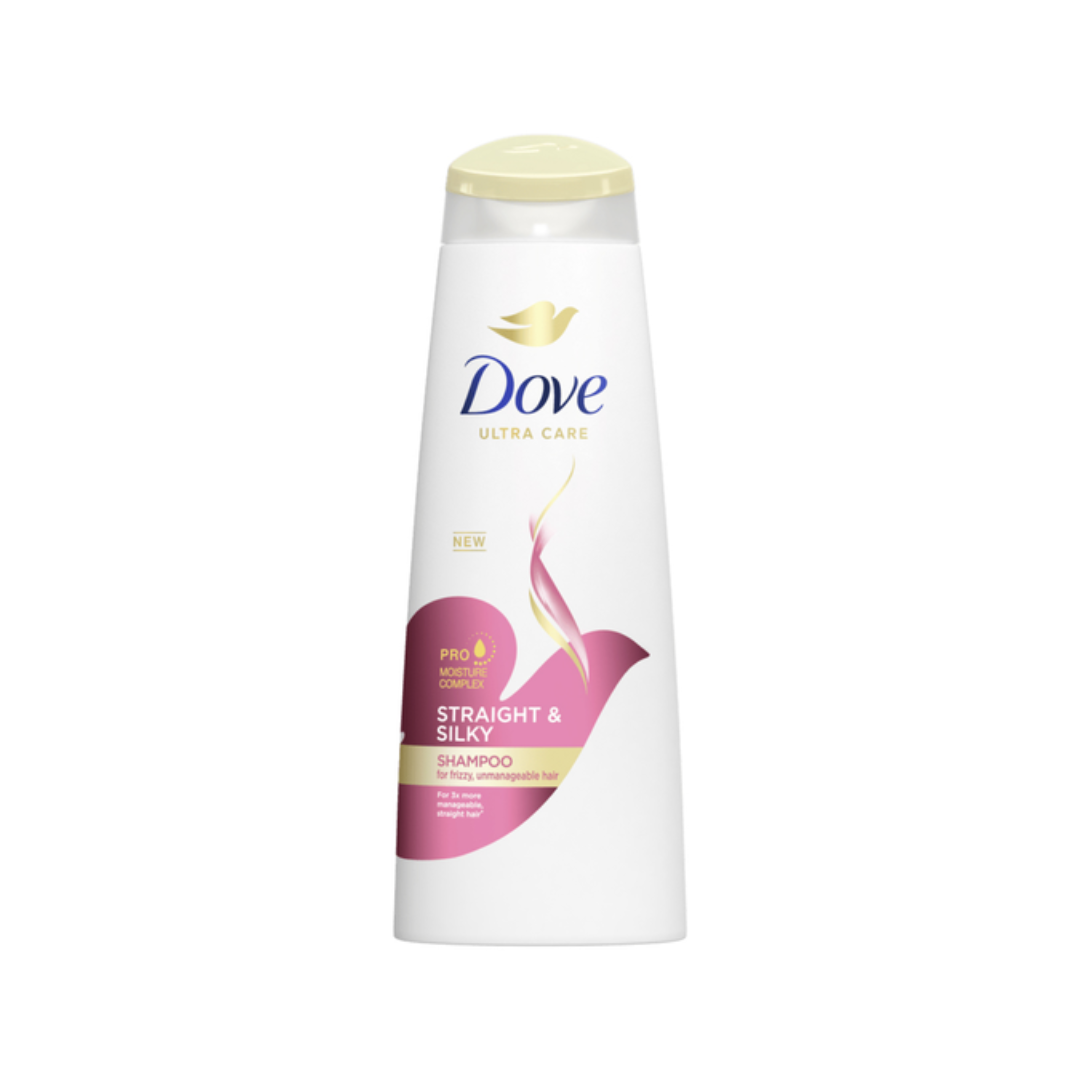 DOVE STRAIGHT SILKY SHAMPOO 330ML