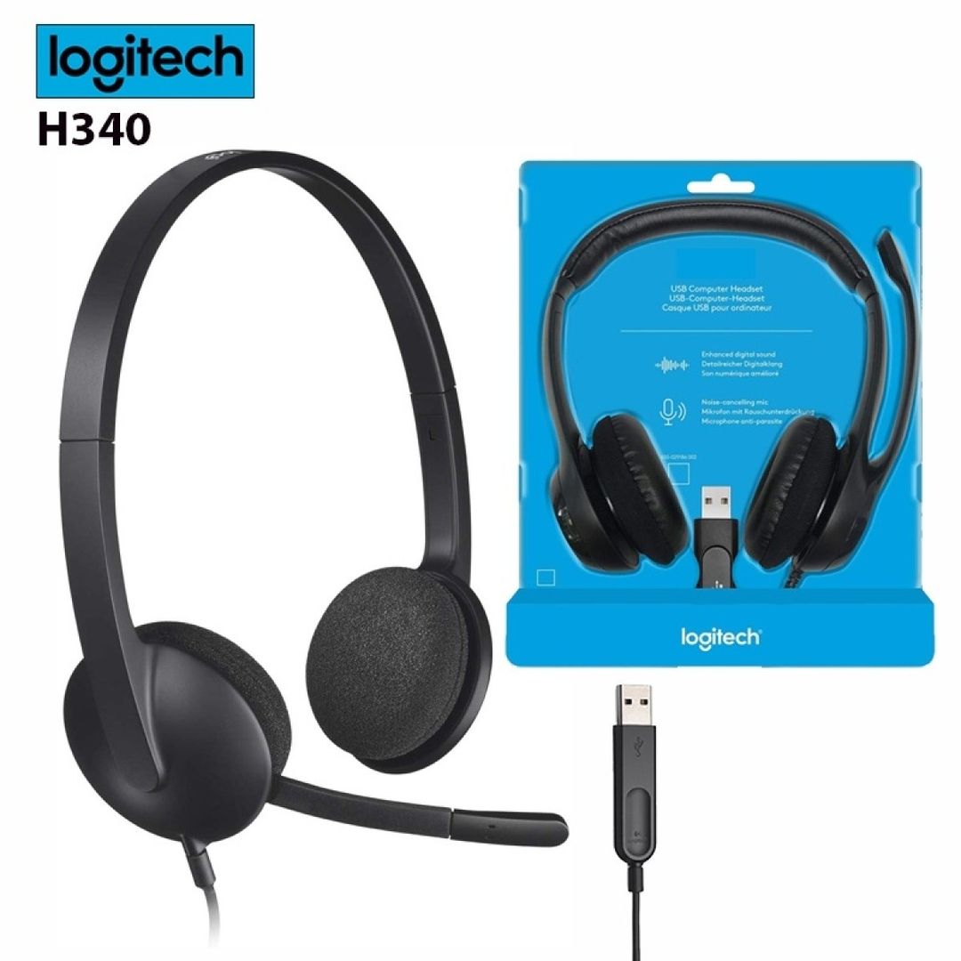  LOGITCH H340 COMPUTER HEADPHONE