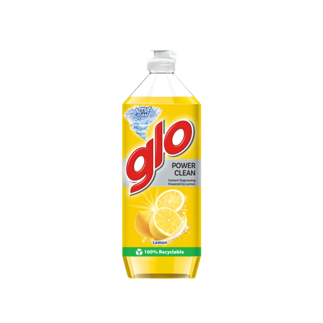 GLO DISHWASHING LIQUID LEMON 800ML