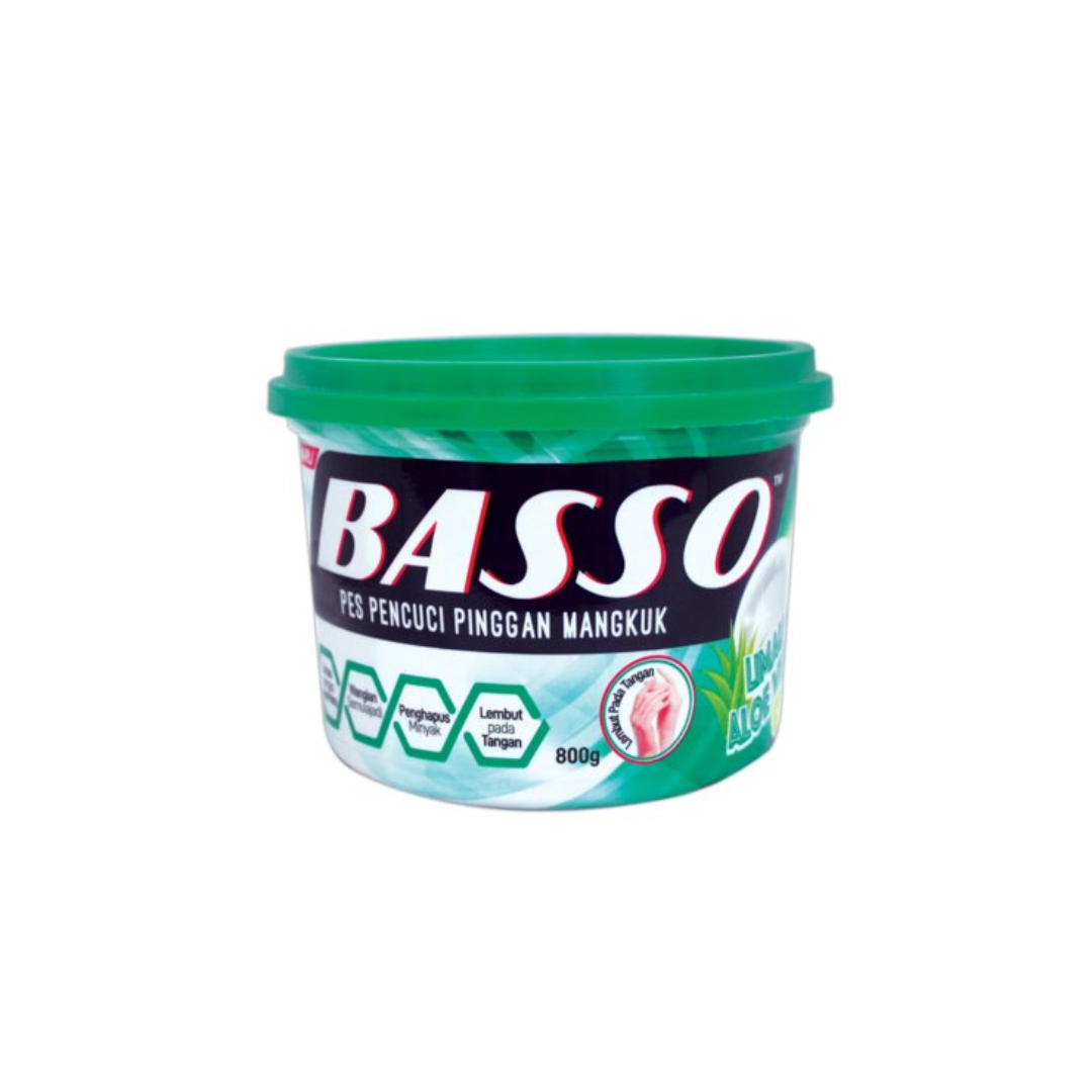 BASSO PASTE LIME ALOE VERA 800G